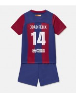 Barcelona Joao Felix #14 Kotipaita Lasten 2023-24 Lyhythihainen (+ shortsit)
